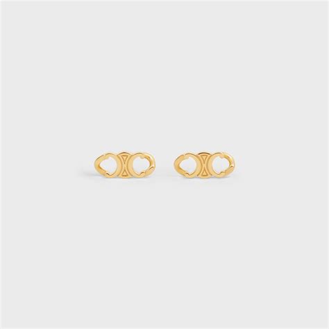 celine stud earrings|celine statement earrings.